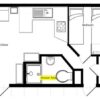 Plano casa Delta - Santana - 9.75x3.66m - 2 habitaciones - SC8569