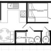 Plano casa Cosalt - Torino - 10.67x3.66m - 3 habitaciones - SC8632