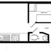 Plano casa Delta - Mandarin - 9.75x3.66m - 2 habitaciones - SC8773