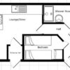 Plano casa Willerby - Salisbury - 10.67x3.66m - 2 habitaciones - SC8867